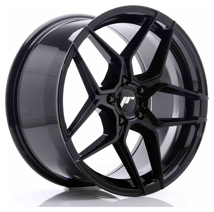 JR Wheels JR34 18x9 ET42 5x112 Glossy Black