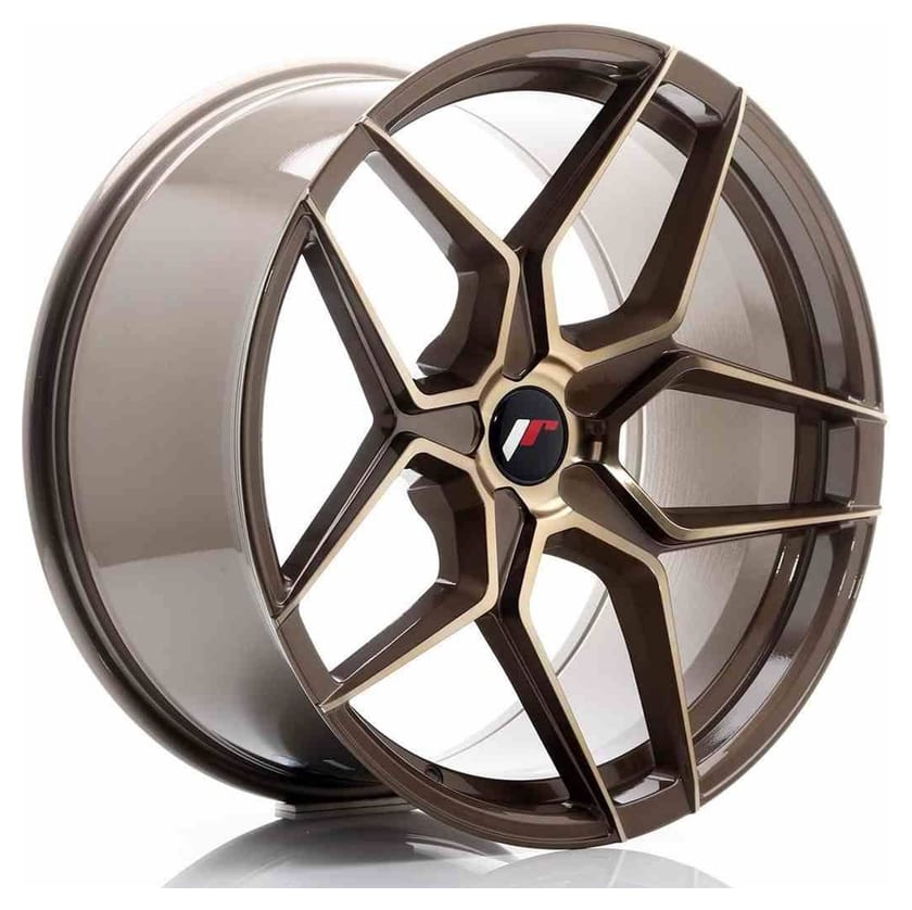 JR Wheels JR34 20x10 ET20-40 5H BLANK Platinum Bronze