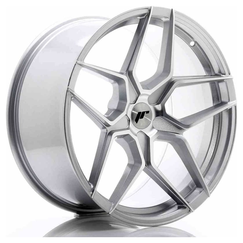 JR Wheels JR34 20x10 ET20-40 5H BLANK Silver Machined Face