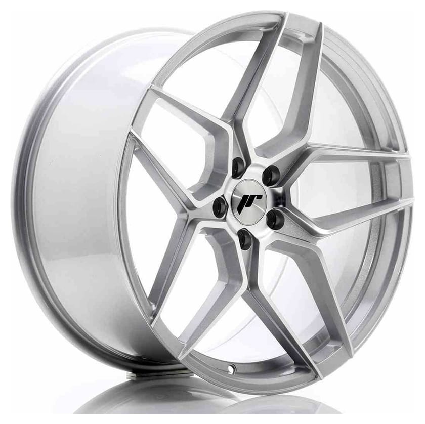 JR Wheels JR34 20x10 ET40 5x112 Silver Machined Face