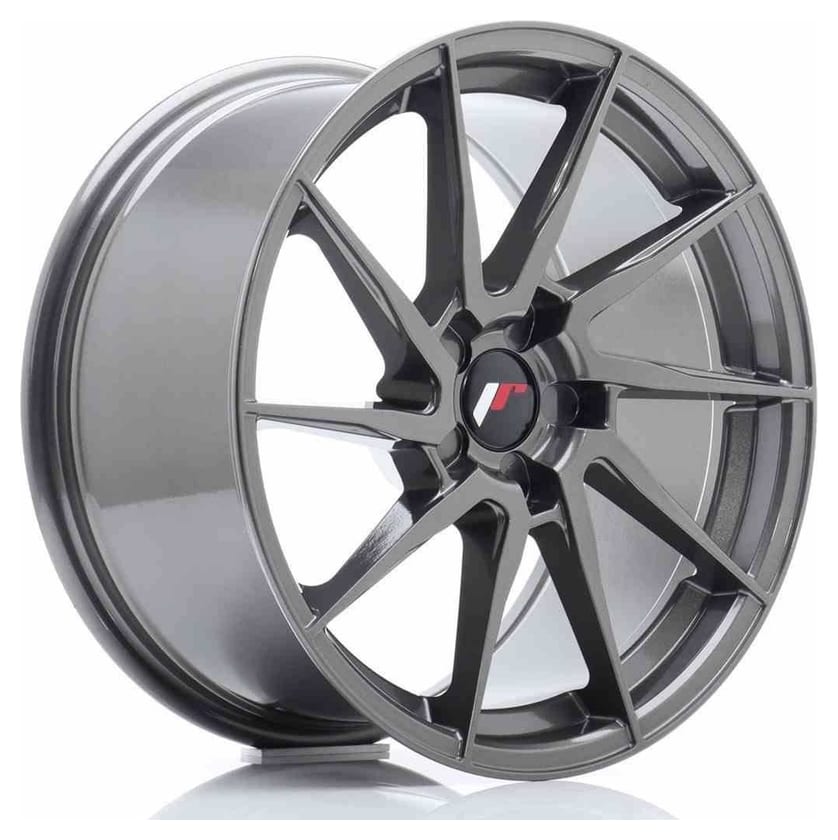 JR Wheels JR36 18x9 ET20-48 5H BLANK Hyper Gray