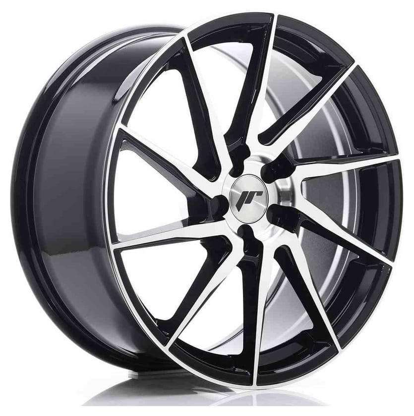 JR Wheels JR36 19x8,5 ET20-50 5H BLANK Gloss Black Machined Face