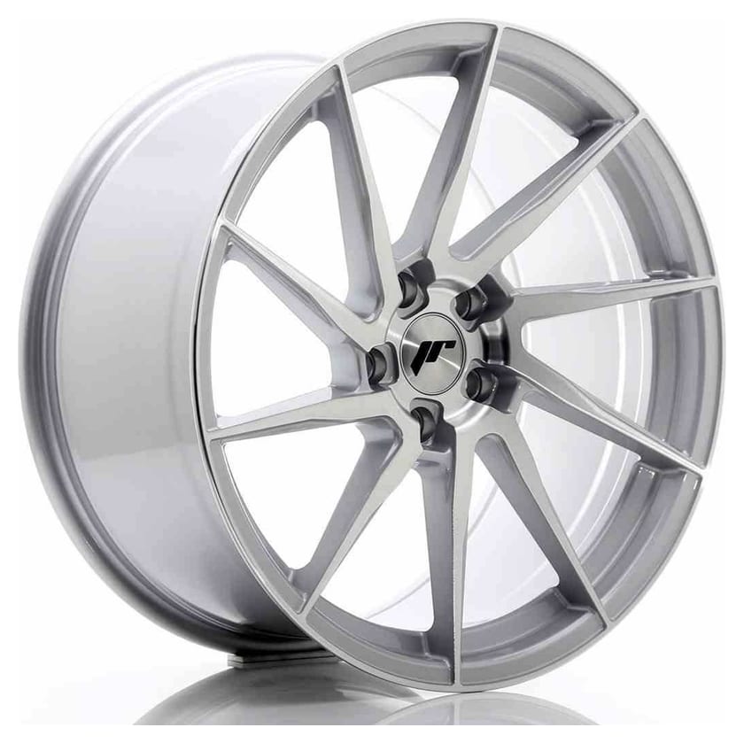 JR Wheels JR36 20x10 ET40 5x112 Silver Brushed Face
