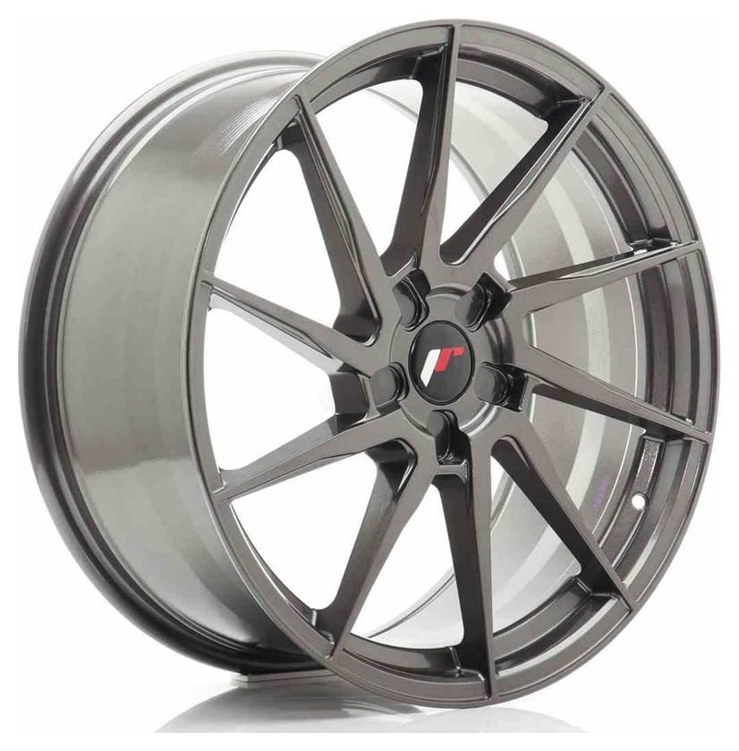 JR Wheels JR36 20x9 ET15-38 5H BLANK Hyper Gray
