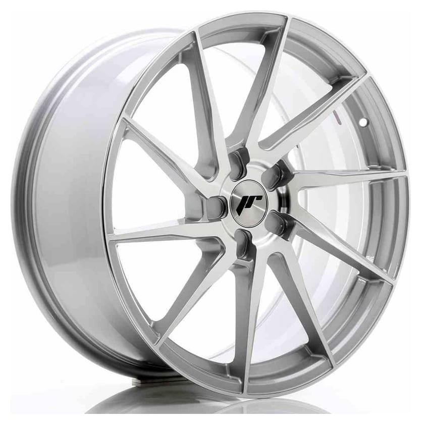 JR Wheels JR36 20x9 ET15-38 5H BLANK Silver Brushed Face