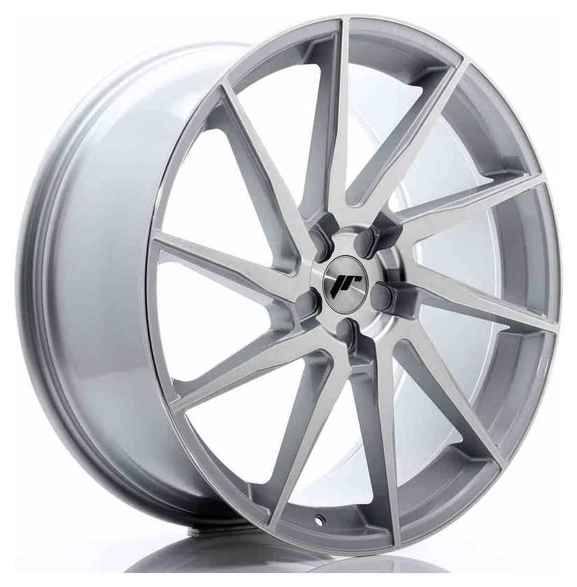 JR Wheels JR36 23x10 ET30-55 5H BLANK Silver Brushed Face