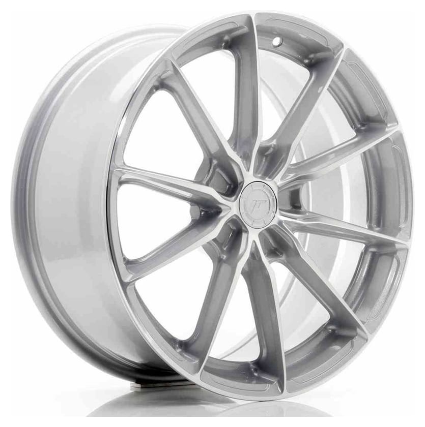 JR Wheels JR37 18x8 ET20-45 5H BLANK Silver Machined Face