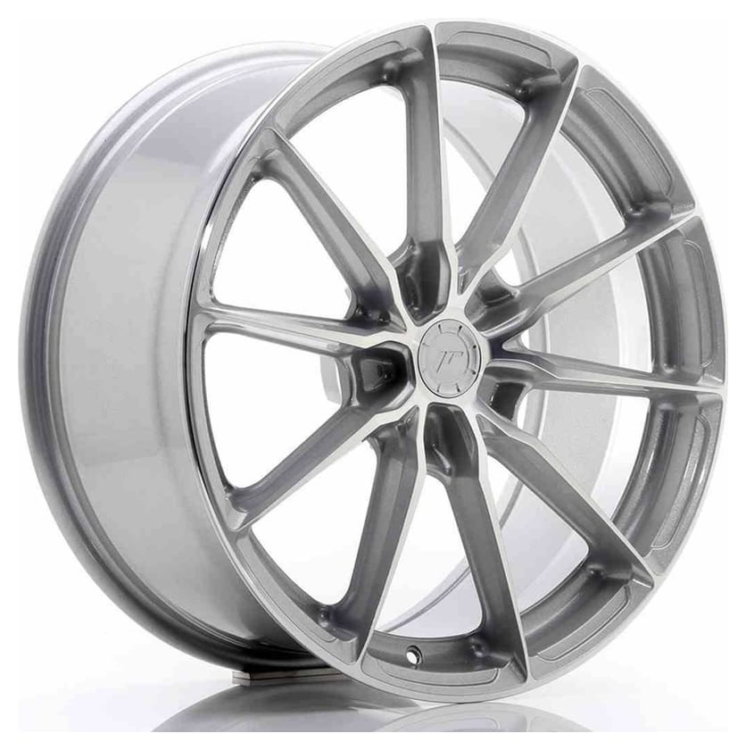 JR Wheels JR37 19x8,5 ET20-45 5H BLANK Silver Machined Face