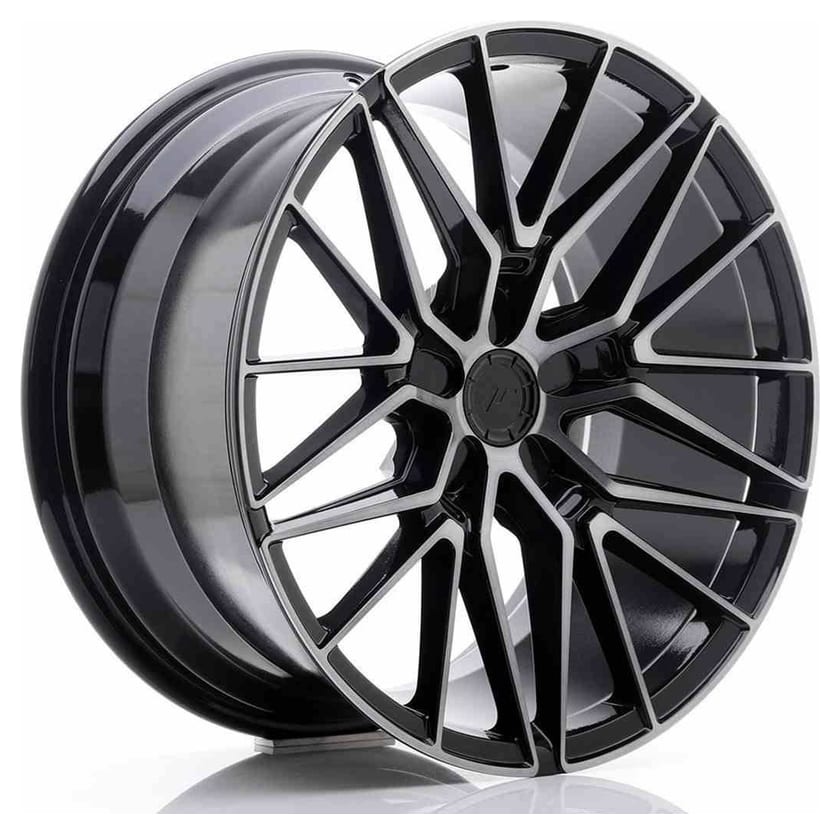 JR Wheels JR38 19x9,5 ET20-45 5H BLANK Black Brushed w/Tinted Face