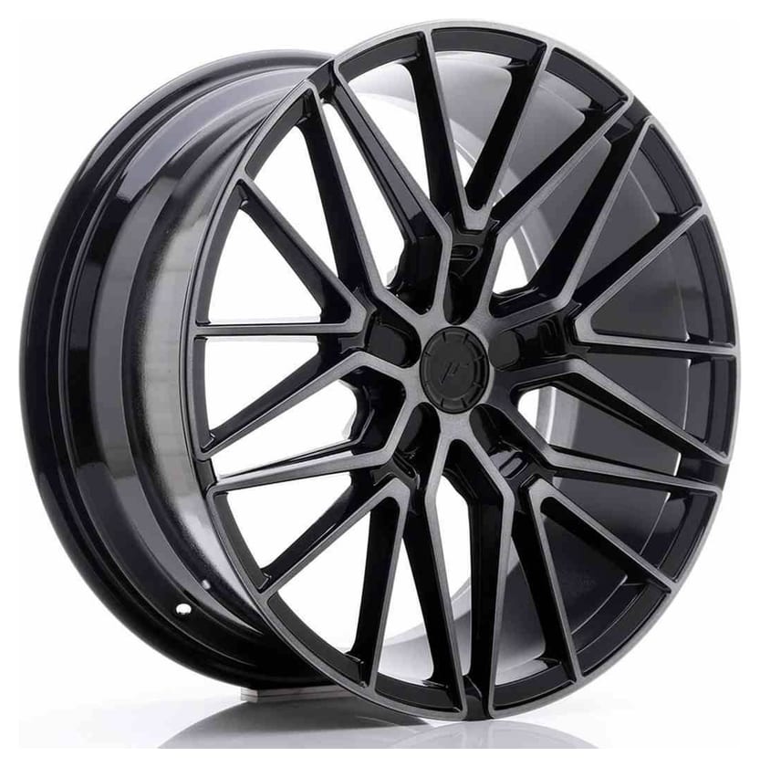 JR Wheels JR38 20x9 ET35 5x112 Black Brushed w/Tinted Face