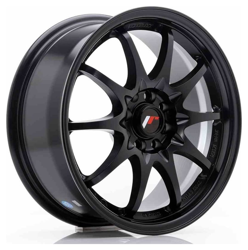 JR Wheels JR5 16x7 ET30 4x100/108 Matt Black