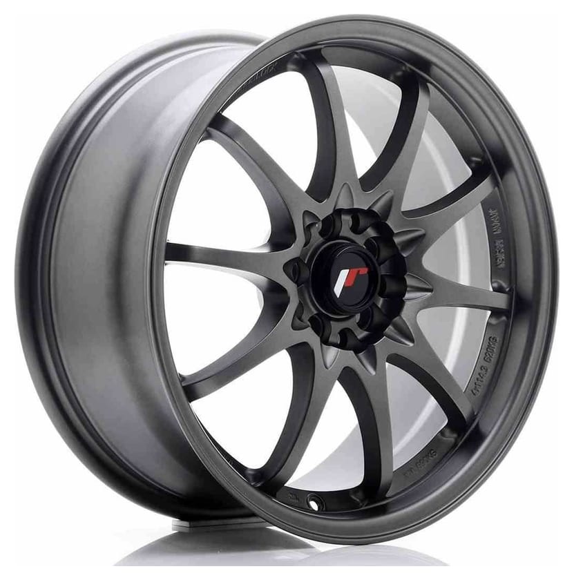 JR Wheels JR5 17x7,5 ET35 5x100/114,3 Matt Gun Metal