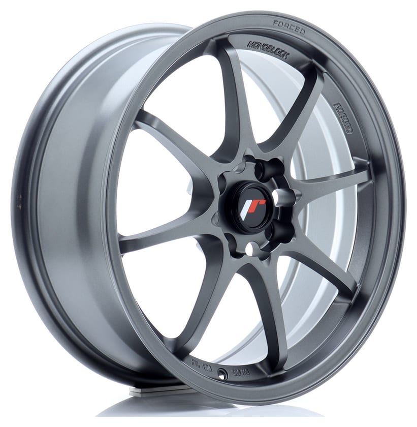 JR Wheels JR5 17x7 ET38 4x100 Matt Gun Metal