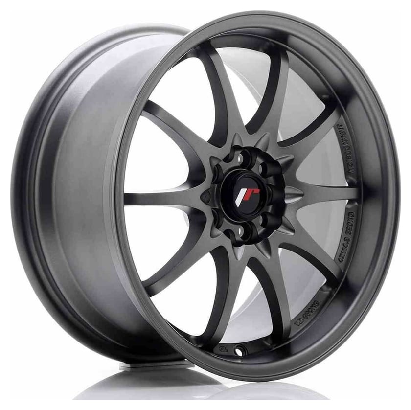 JR Wheels JR5 17x8,5 ET35 5x100/114,3 Matt Gun Metal