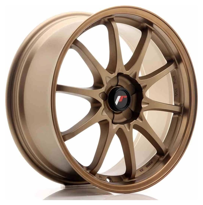 JR Wheels JR5 18x8 ET35 5H BLANK Dark Anodized Bronze