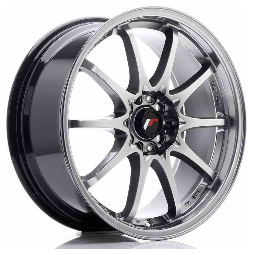 JR Wheels JR5 18x8 ET35 5x100 Hyper Black