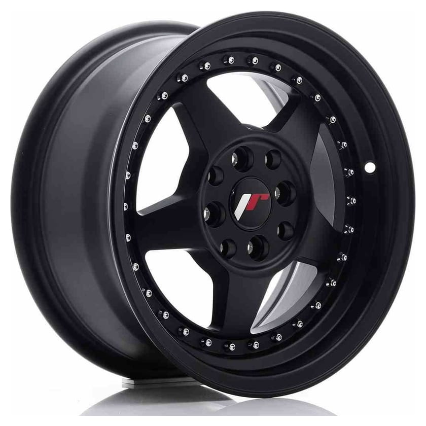 JR Wheels JR6 15x7 ET25 4x100/108 Matt Black