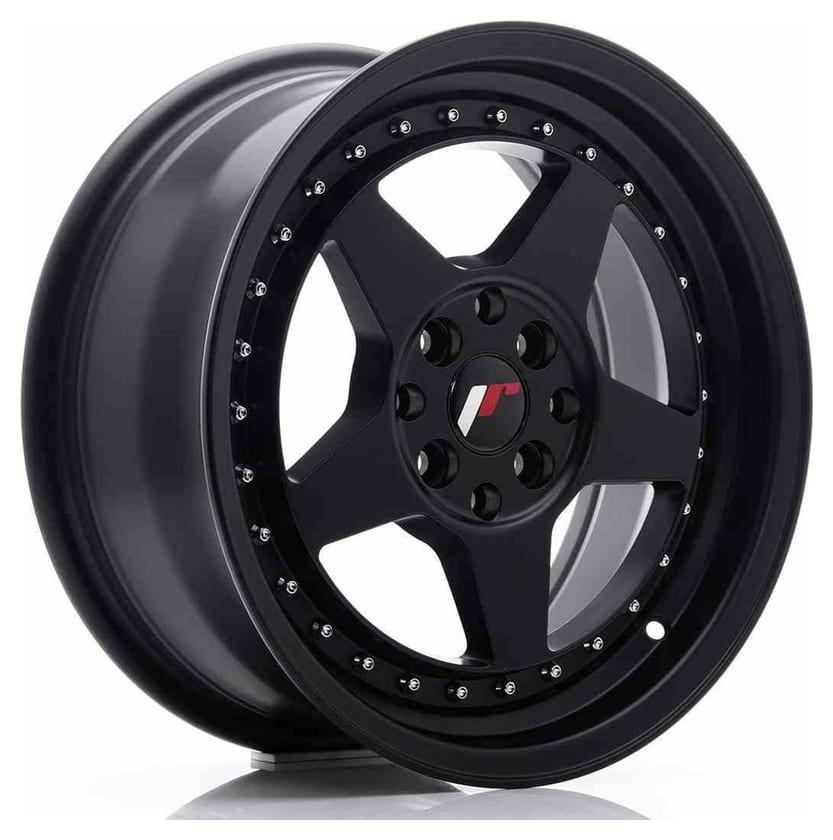 JR Wheels JR6 16x7 ET35 4x100/114 Matt Black