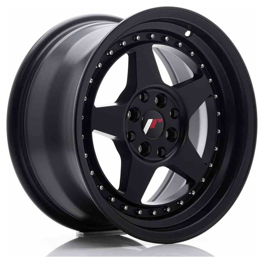 JR Wheels JR6 16x8 ET30 4x100/114 Matt Black