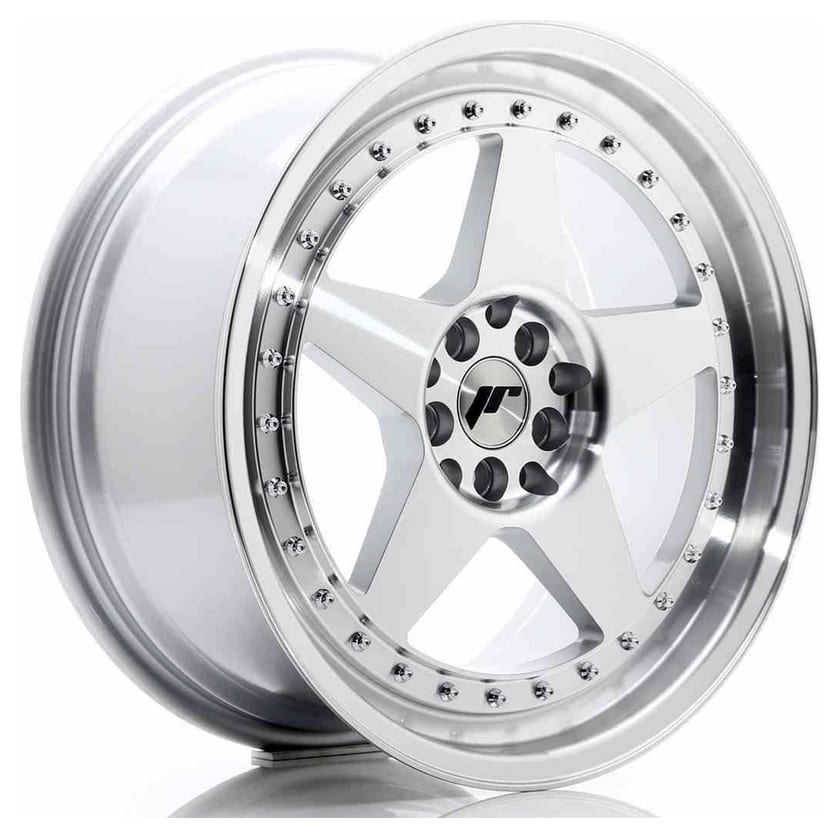 JR Wheels JR6 18x8,5 ET35 5x100/120 Silver Machined Face