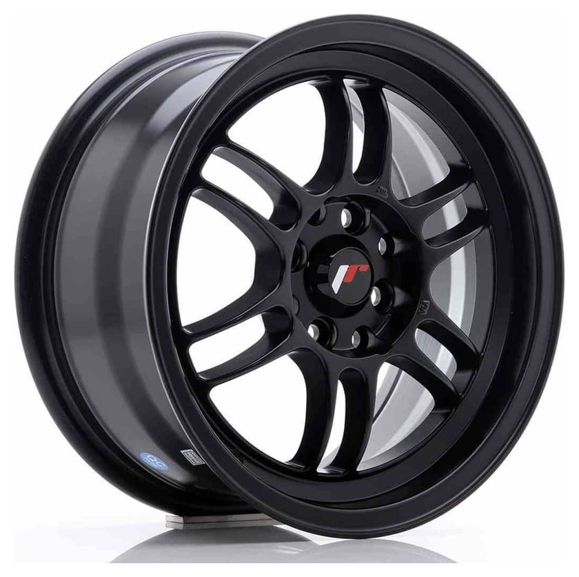 JR Wheels JR7 15x7 ET38 4x100/114 Matt Black