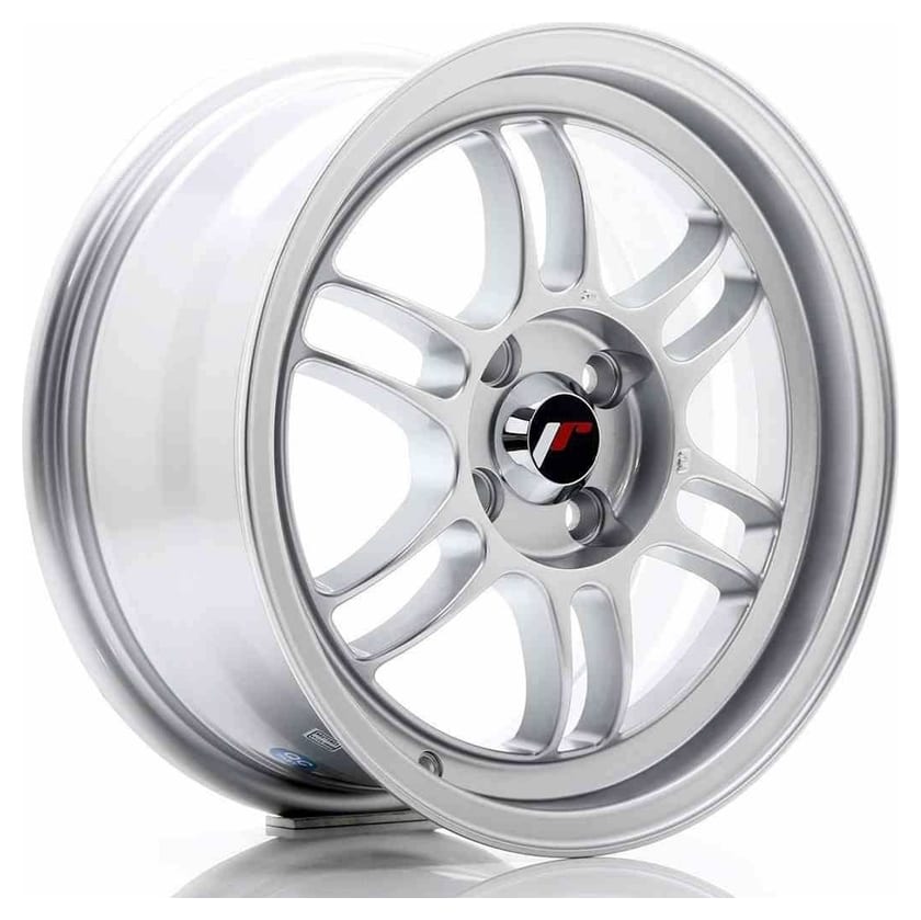 JR Wheels JR7 15x7 ET38 4x100 Silver
