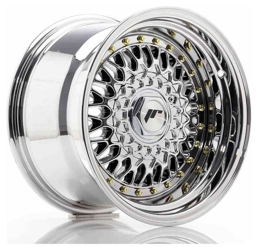 JR Wheels JR9 15x9 ET10 4x100/108 Chrome
