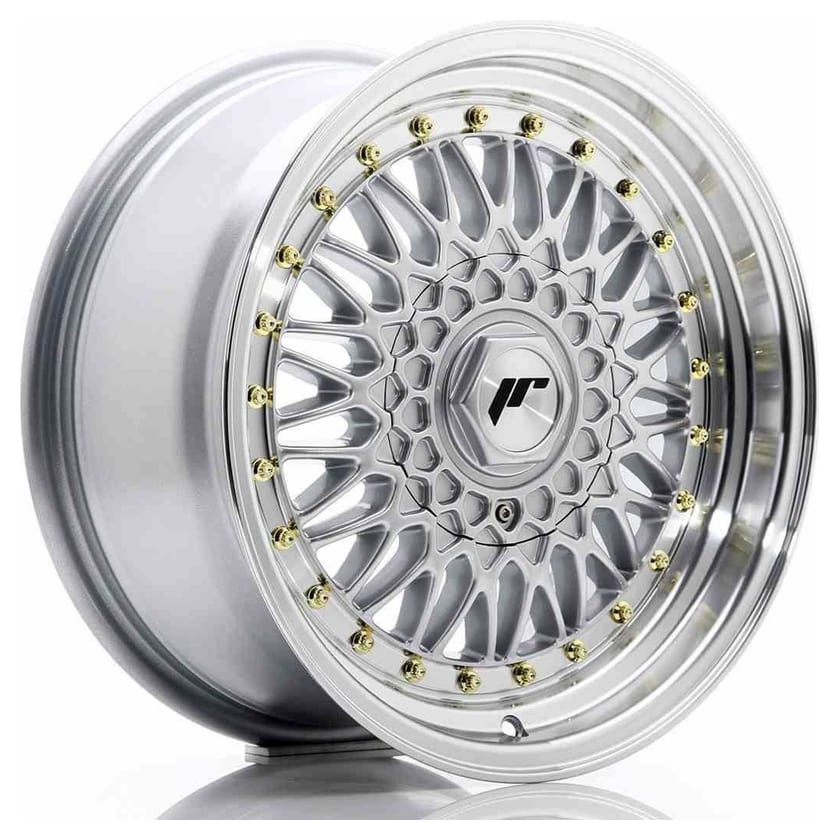 JR Wheels JR9 16x7,5 ET25 4x100/108 Silver w/Machined Lip