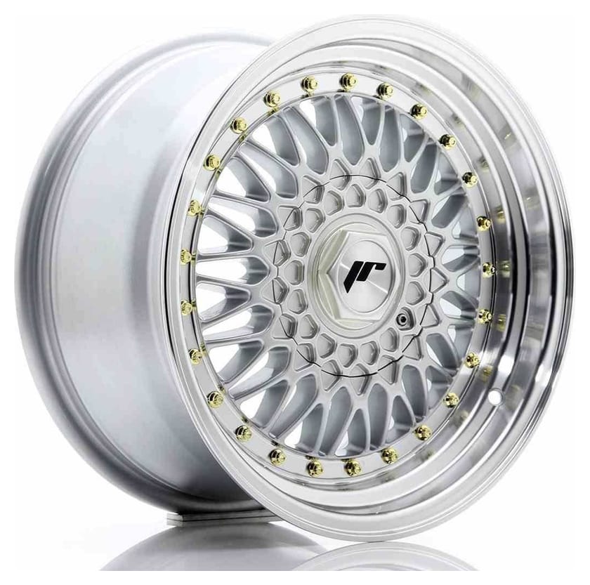 JR Wheels JR9 16x8 ET25 5x100/114,3 Silver w/Machined Lip