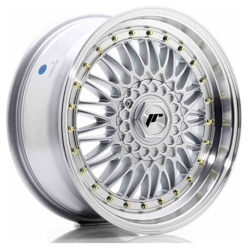 JR Wheels JR9 17x7,5 ET20 4x100/108 Silver w/Machined Lip