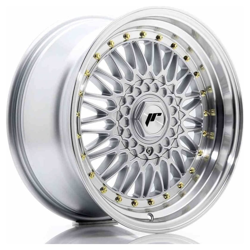 JR Wheels JR9 17x8,5 ET20-35 BLANK Silver w/Machined Lip