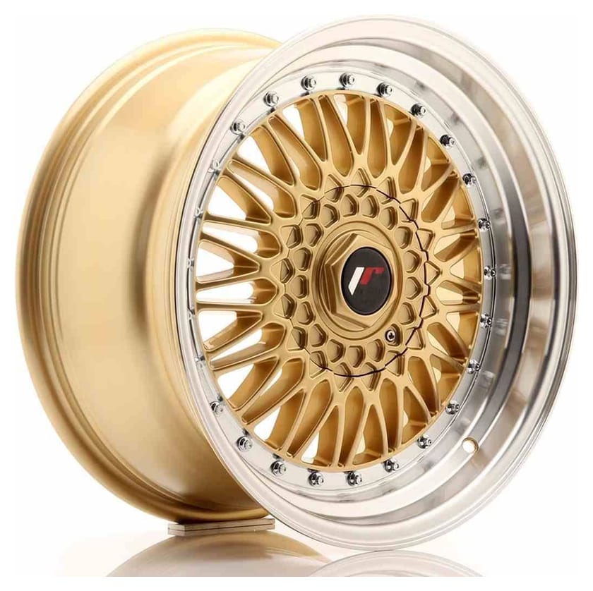 JR Wheels JR9 17x8,5 ET20 4x100/108 Gold w/Machined Lip
