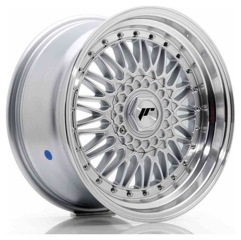 JR Wheels JR9 17x8,5 ET20 5x112/120 Silver w/Machined Lip+Silver Rivets