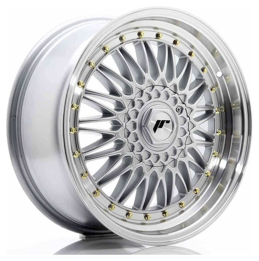 JR Wheels JR9 18x8 ET35 5x100/120 Silver w/Machined Lip