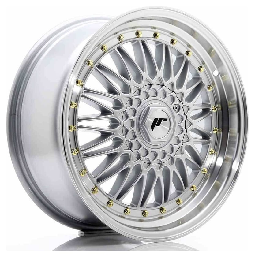 JR Wheels JR9 18x8 ET35 5x112/120 Silver w/Machined Lip