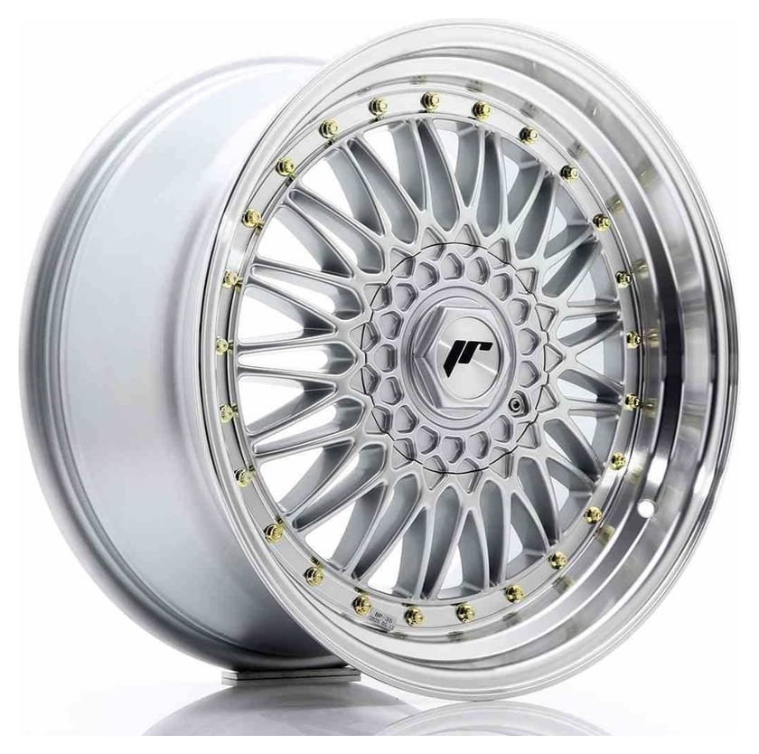 JR Wheels JR9 18x9 ET35 5x100/120 Silver w/Machined Lip