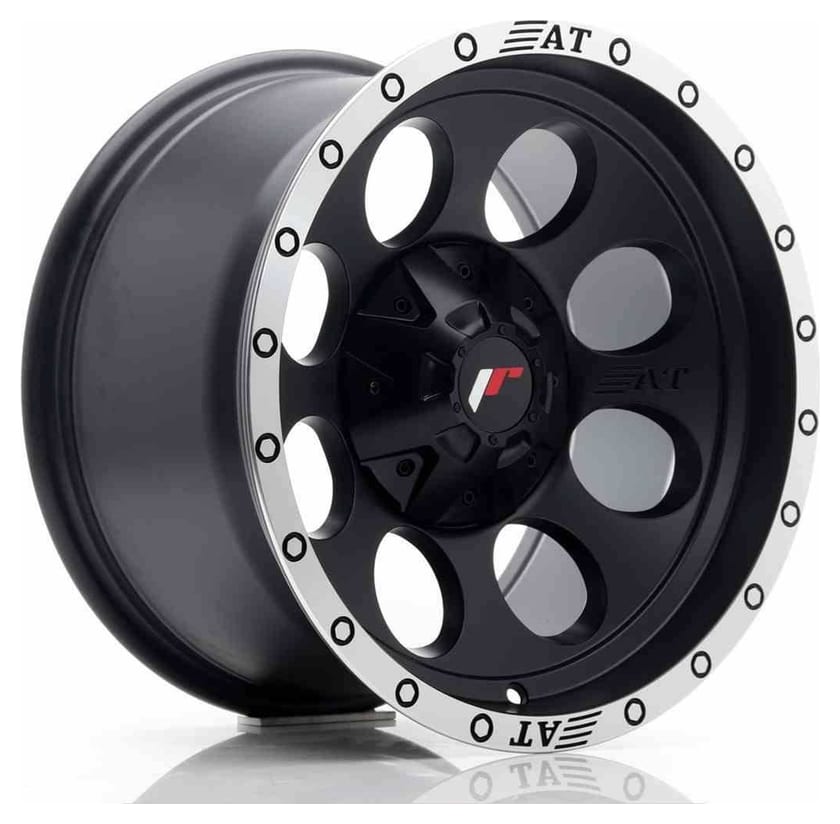 JR Wheels JRX4 16x9 ET0 5x127 Matt Black w/Machined Lip