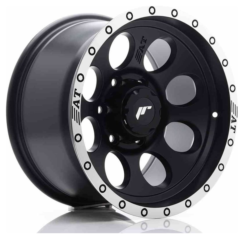 JR Wheels JRX4 16x9 ET0 6x139.7 Matt Black w/Machined Lip
