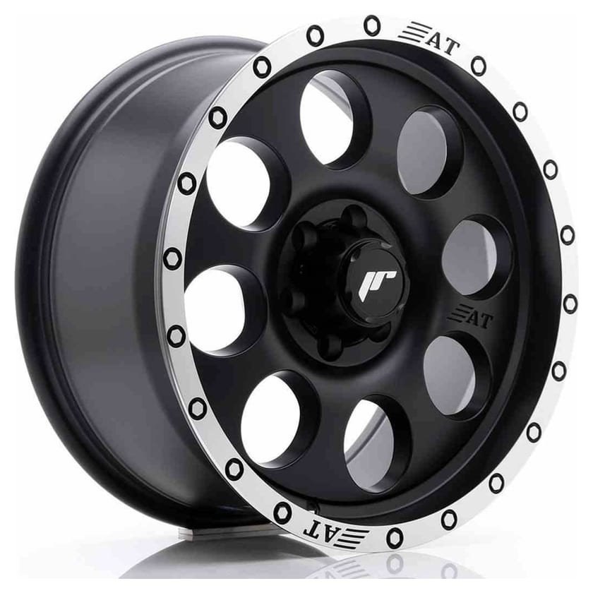 JR Wheels JRX4 17x8.5 ET20 6x139.7 Matt Black w/Machined Lip