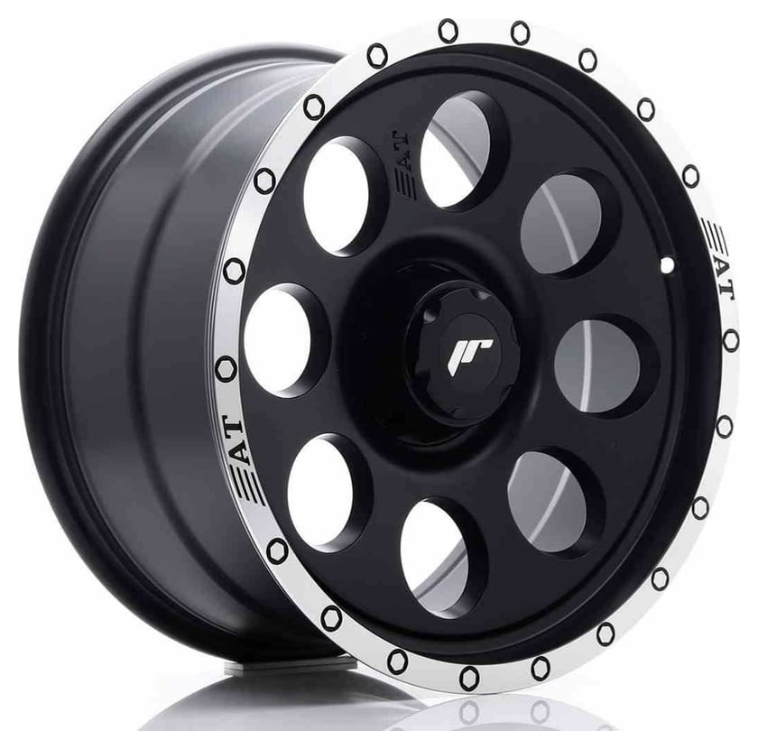 JR Wheels JRX4 18x9 ET20 6H BLANK Matt Black w/Machined Lip