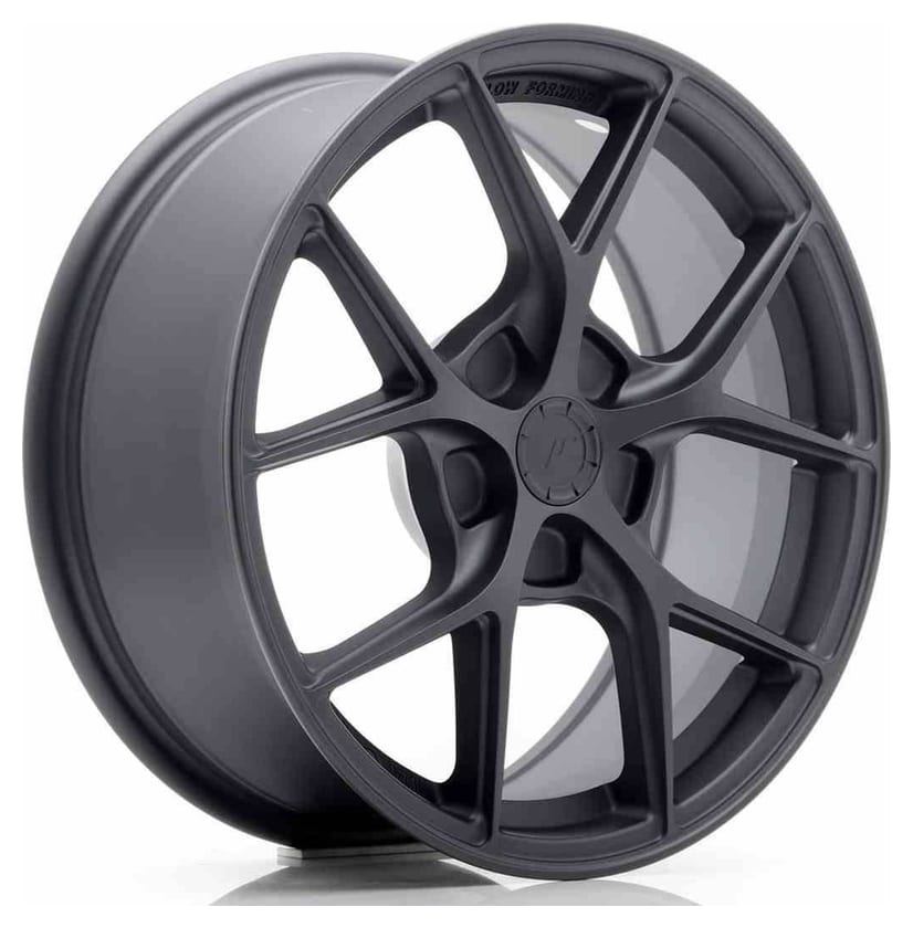 JR Wheels SL01 17x7 ET20-40 5H BLANK Matt Gun Metal