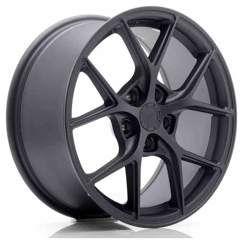 JR Wheels SL01 17x8 ET40 5x112 Matt Gun Metal
