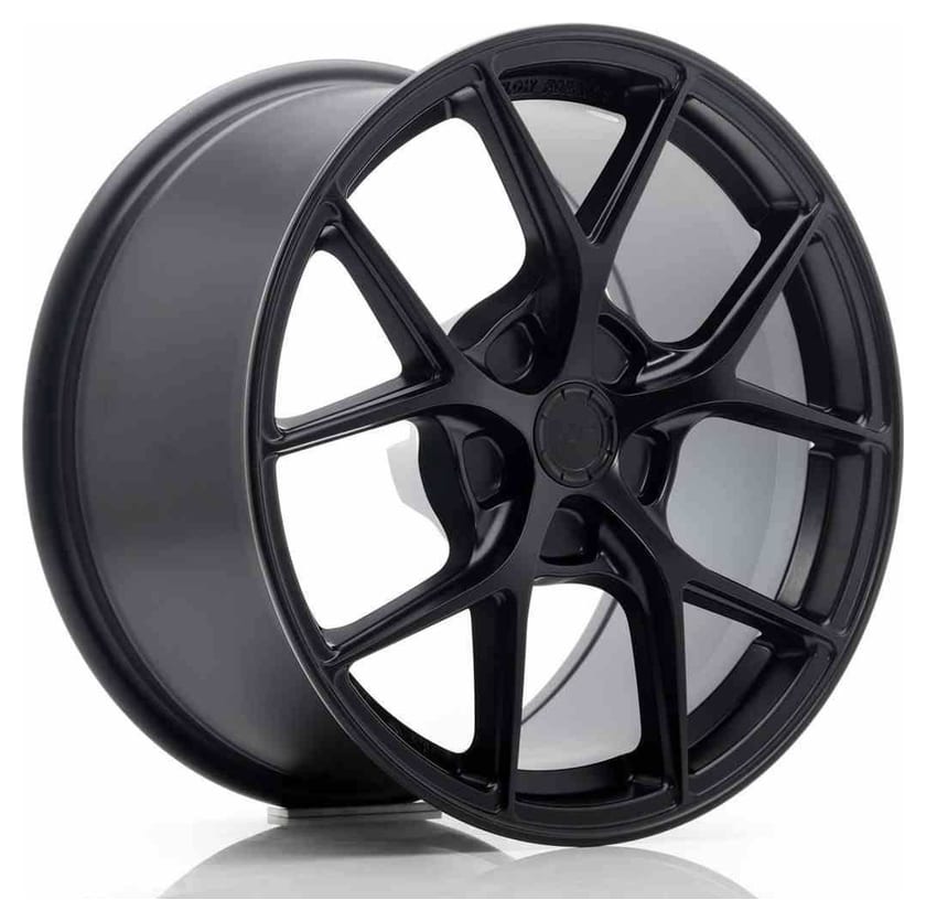 JR Wheels SL01 17x9 ET20-50 5H BLANK Matt Black