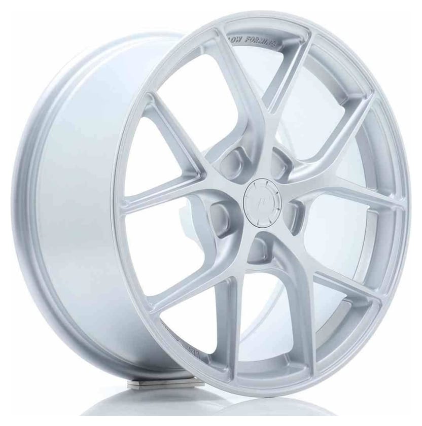 JR Wheels SL01 17x9 ET20-50 5H BLANK Matt Silver