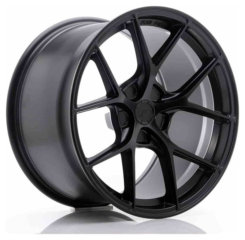 JR Wheels SL01 18x10,5 ET25-38 5H BLANK Matt Black