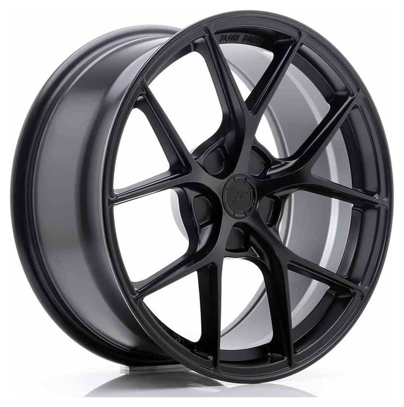 JR Wheels SL01 18x8 ET35-40 5H BLANK Matt Black
