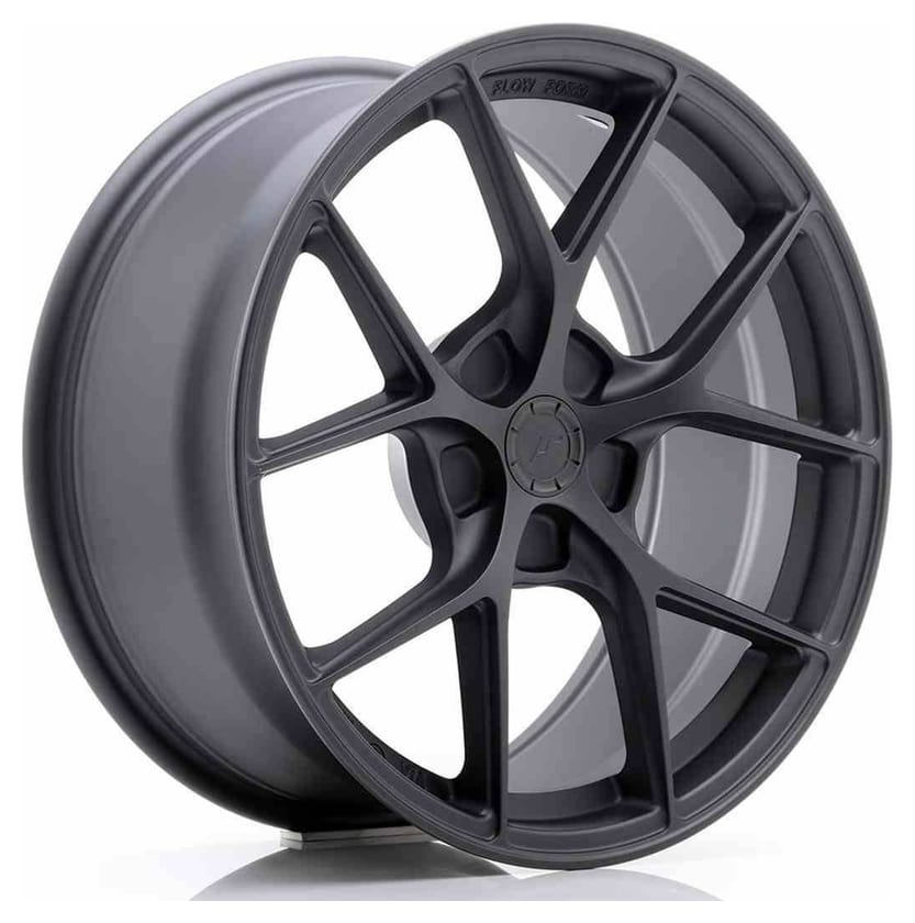 JR Wheels SL01 18x8 ET35-40 5H BLANK Matt Gun Metal