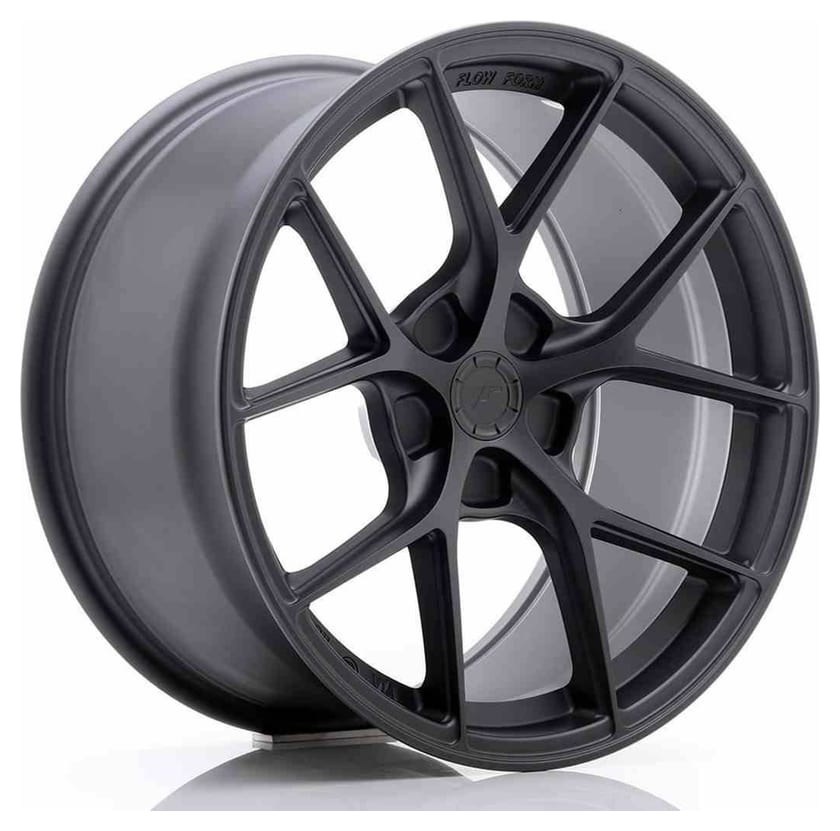 JR Wheels SL01 18x9,5 ET25-38 5H BLANK Matt Gun Metal