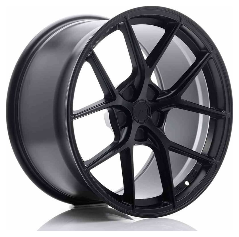 JR Wheels SL01 19x10 ET20-40 5H BLANK Matt Black