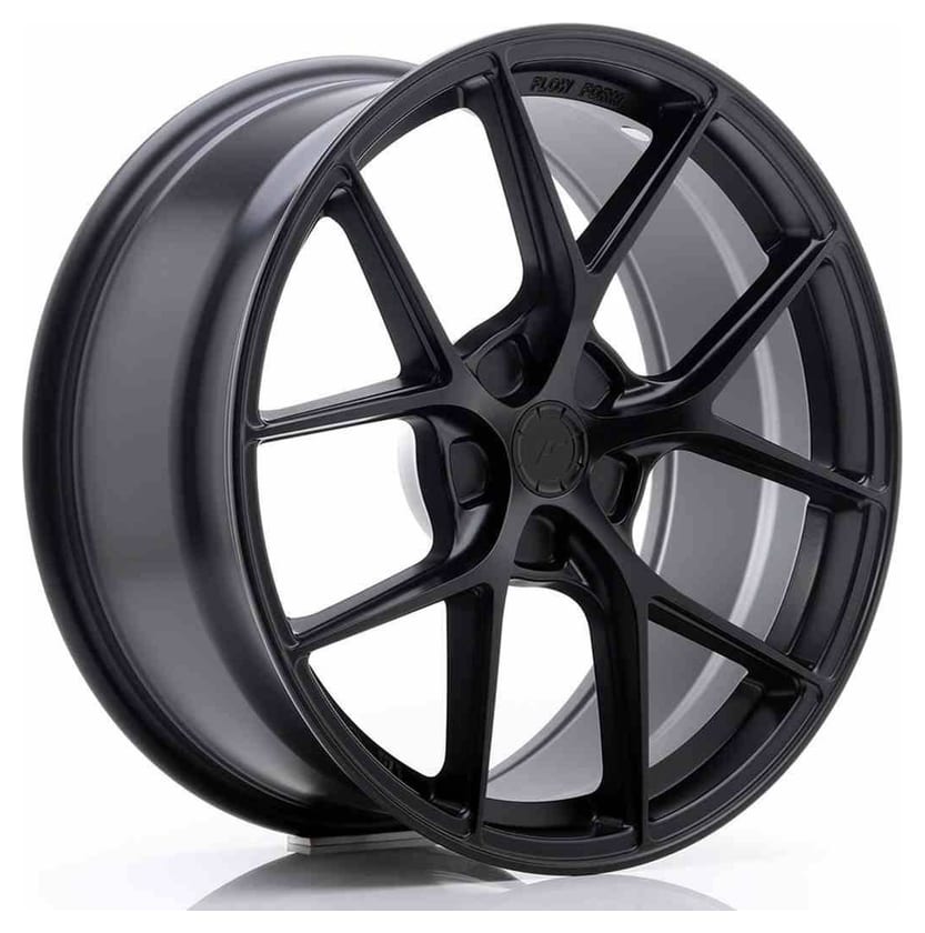 JR Wheels SL01 19x8 ET20-40 5H BLANK Matt Black